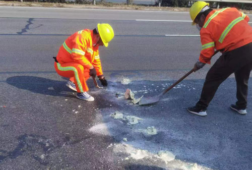 惠水公路下沉注浆加固